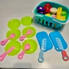 Hộp đồ chơi cắt hoa quả rau củ nhựa 30 chi tiết kèm giỏ đựng, giá 130.000 VND 7