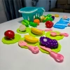 Hộp đồ chơi cắt hoa quả rau củ nhựa 30 chi tiết kèm giỏ đựng, giá 130.000 VND 8