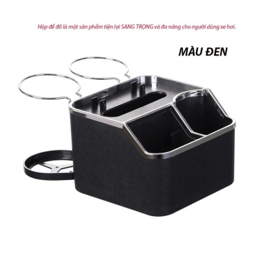 Hộp Đồ Ô Tô Đa Năng 4in1 Gắn Tay Tì Xe Hơi Khay Đựng Cốc Tiện Lợi Giảm Giá Đặc Biệt 9