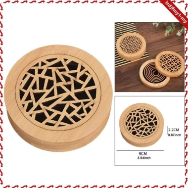 Hộp đốt hương gỗ Leipupa - Đồ nội thất năm mới sang trọng, thơm đậm spa, giảm giá 97.900₫ 2