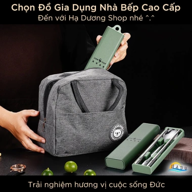 Hộp Đũa Thìa Inox 316 Kháng Khuẩn - Bộ Chống Ồn, Kèm Hộp Đựng Du Lịch 124.000₫