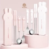 Hộp đũa thìa mini SUZUKO BAGS TM10 - Set đựng đũa muỗng cute, inox, nắp đậy, 30.999 VND