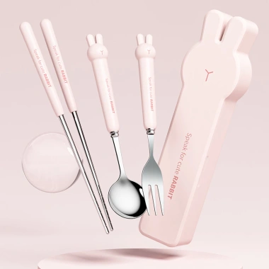 Hộp đũa thìa mini SUZUKO BAGS TM10 - Set đựng đũa muỗng cute, inox, nắp đậy, 30.999 VND 7