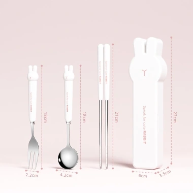 Hộp đũa thìa mini SUZUKO BAGS TM10 - Set đựng đũa muỗng cute, inox, nắp đậy, 30.999 VND 9
