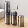 Hộp đựng bàn chải & cốc súc miệng di động - Bộ vệ sinh du lịch Tutuout 2