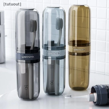 Hộp đựng bàn chải & cốc súc miệng di động - Bộ vệ sinh du lịch Tutuout