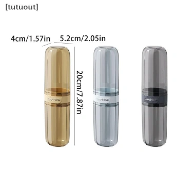 Hộp đựng bàn chải & cốc súc miệng di động - Bộ vệ sinh du lịch Tutuout