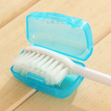 Hộp đựng bàn chải du lịch di động bảo vệ môi trường & đầu cọ, giá 1.000₫