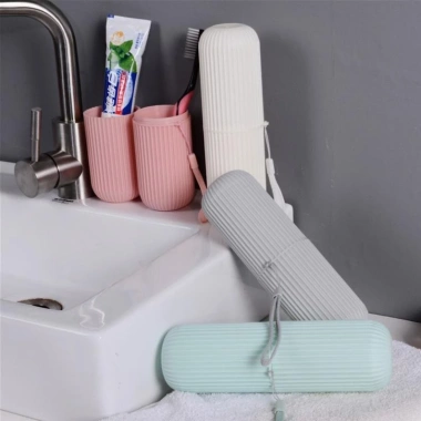 Hộp Đựng Bàn Chải Du Lịch Nhỏ Gọn, Kèm Kem Đánh Răng - Giá Chỉ 10.900₫ 3 Hộp Đựng Bàn Chải Du Lịch Nhỏ Gọn, Kèm Kem Đánh Răng - Giá Chỉ 10.900₫ 3