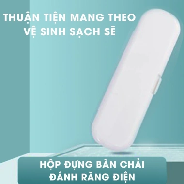 Hộp đựng bàn chải, máy đánh răng điện cho Oral B, Xiaomi, Philips – Du lịch bỏ túi Minh House 35k