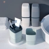 Hộp đựng bàn chải và kem đánh răng mini có nắp đậy - Ly súc miệng gọn nhẹ du lịch, giá 36.400