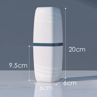 Hộp đựng bàn chải và kem đánh răng mini có nắp đậy - Ly súc miệng gọn nhẹ du lịch, giá 36.400 10