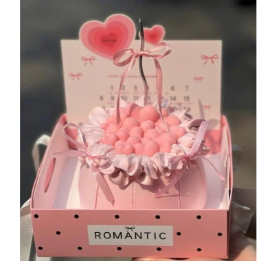 Hộp Đựng Bánh Kem Romantic In Lịch Chấm Bi – Bánh Lạnh, Quà Sinh Nhật, Giá 39.000₫ 9