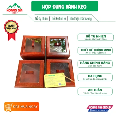 Hộp Đựng Bánh Kẹo Cao Cấp Thiết Kế Sang Trọng, Đệm Mềm, Giá Ưu Đãi 100k