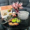 Hộp Đựng Bánh Kẹo Tết Nhiều Ngăn Sang Trọng - Khay Đựng Mứt, Hạt Dưa, Kẹo 2.025 9