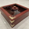 Hộp đựng bánh kẹo Tết vuông kính bọc đồng size lớn - khay mứt, giảm còn 388.500₫ 4