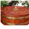 Hộp đựng bánh kẹo tròn đồng gỗ hương Đồ Gỗ Mạnh Nam - Giảm giá 490.000₫ 5