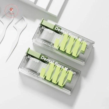 Hộp đựng bóng Aacar 10 chiếc tự động đổ lại - Floss Pick chăm sóc răng miệng