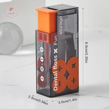 Hộp đựng bóng Aacar 10 chiếc tự động đổ lại - Floss Pick chăm sóc răng miệng