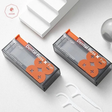 Hộp đựng bóng Aacar 10 chiếc tự động đổ lại - Floss Pick chăm sóc răng miệng