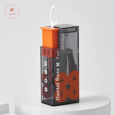 Hộp đựng bóng Aacar 10 chiếc tự động đổ lại - Floss Pick chăm sóc răng miệng
