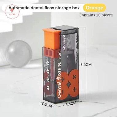 Hộp đựng bóng Aacar 10 chiếc tự động đổ lại - Floss Pick chăm sóc răng miệng 10 Hộp đựng bóng Aacar 10 chiếc tự động đổ lại - Floss Pick chăm sóc răng miệng 10