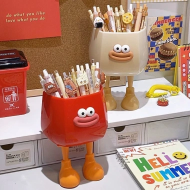 Hộp đựng bút búp bê miệng lớn - Văn phòng phẩm hoạt hình cho sinh viên, giao hàng nhanh 10