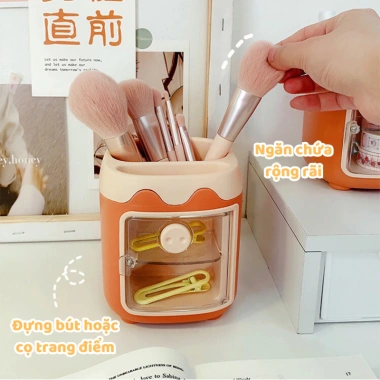 Hộp đựng bút để bàn - Đồ làm hình mũi lợn ngộ nghĩnh, đáng yêu, giá 35.000 VNĐ 2