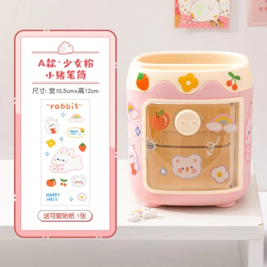 Hộp đựng bút để bàn - Đồ làm hình mũi lợn ngộ nghĩnh, đáng yêu, giá 35.000 VNĐ 10
