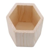 Hộp đựng bút gỗ màu trơn DIY, Sơn tự do, lưu trữ văn phòng, đồ dùng học sinh, giá ưu đãi 35.733 VND 7