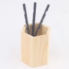 Hộp đựng bút gỗ màu trơn DIY, Sơn tự do, lưu trữ văn phòng, đồ dùng học sinh, giá ưu đãi 35.733 VND 10