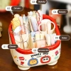 Hộp đựng bút họa tiết hoạt hình cute, miếng dán bảo quản bàn, freeship, giảm 20% 4
