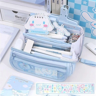 Hộp đựng bút My Melody Kuromi - Túi vải Anime đa năng cho học sinh, sinh viên, mỹ phẩm, giảm giá 23% chỉ 48.600