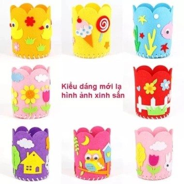 Hộp đựng bút tự làm xinh xắn - Đựng dụng cụ học tập, giá ưu đãi 29.900₫