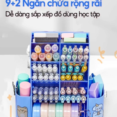 Hộp đựng bút xoay 360 độ KIDU cho bé - Bảng kế hoạch To-Do List, phát triển tính tự giác, học tập hiệu quả - 178.000 VND 7
