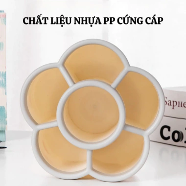 Hộp đựng bút xoay 360 HOPI HOME 6 ngăn bông hoa - Giá chỉ 55.000 VND 3