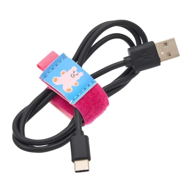 Hộp đựng cáp dữ liệu sáng tạo có dây đeo Velcro – Đựng tai nghe, cáp sạc điện thoại, giảm giá 22%