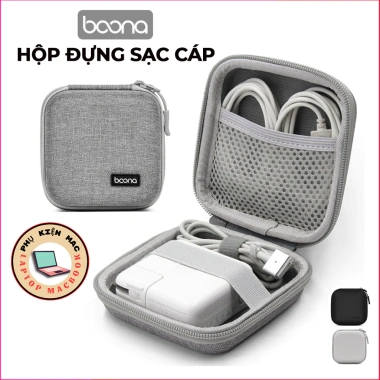 Hộp Đựng Cáp Sạc Macbook BOONA - Túi Đựng Sạc Cứng Cáp Phụ Kiện Giá 100.000 VNĐ