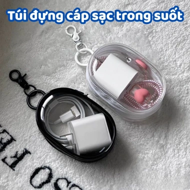 Hộp đựng cáp sạc tai nghe MIA trong suốt - Túi lưu trữ USB tiện lợi, chỉ 28.000₫ 5 Hộp đựng cáp sạc tai nghe MIA trong suốt - Túi lưu trữ USB tiện lợi, chỉ 28.000₫ 5