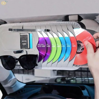Hộp đựng CD ô tô đa phương tiện - Lưu trữ thực tế, tương thích đa dạng, giá ưu đãi 106.700 VND 6