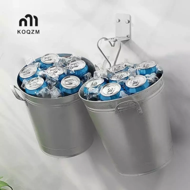 Hộp đựng chai xà phòng & nước rửa tay treo tường KOQZM không đục lỗ – Tiện lợi cho nhà bếp và phòng tắm
