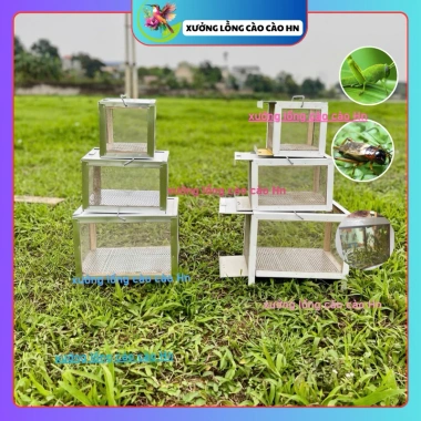 Hộp đựng dế và cào cào chim cảnh inox giá xưởng - chỉ 69.000 VNĐ, bền an toàn