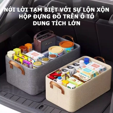 Hộp Đựng Đồ Cốp Sau Xe Ô Tô Cao Cấp Gập Gọn - Giá Ưu Đãi 123.875₫
