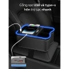 Hộp Đựng Đồ Đa Năng Bệ Tỳ Tay, Hộp Giấy Ăn Có Đèn LED, Cổng Sạc Type‑C & USB – Giá 120.000₫ 8