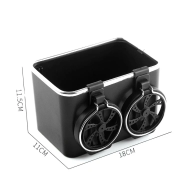 Hộp đựng đồ đa năng gắn bệ tỳ tay cho xe ô tô, khăn giấy, chai nước, điện thoại 5