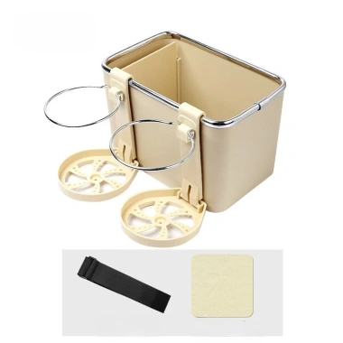 Hộp đựng đồ đa năng gắn bệ tỳ tay cho xe ô tô, khăn giấy, chai nước, điện thoại 9