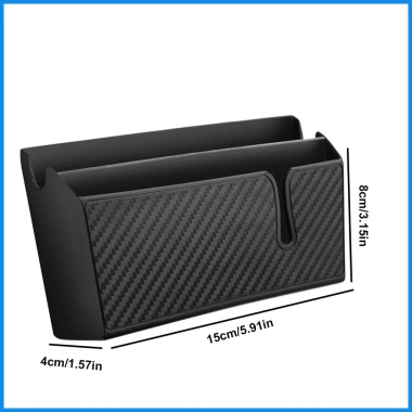 Hộp Đựng Đồ Đa Năng Sợi Carbon Gắn Xe Hơi Tiện Dụng Bảo Vệ Giá 70.400₫