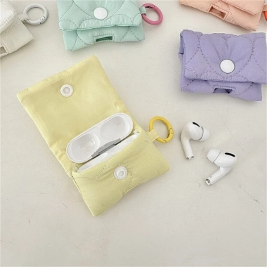 Hộp đựng đồ di động Avejjbaey cho tai nghe, vỏ du lịch vải polyester chắc chắn, bảo vệ tối đa