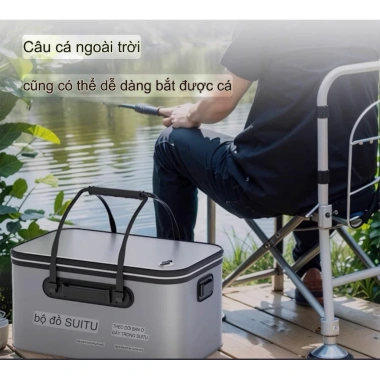 Hộp đựng đồ gấp gọn 25L chống nước - Thùng câu cá, xô xe hơi, giảm còn 199k 4 Hộp đựng đồ gấp gọn 25L chống nước - Thùng câu cá, xô xe hơi, giảm còn 199k 4