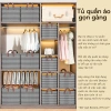 Hộp đựng đồ quần áo đa năng không ngăn, nắp kín, khung thép và đế chắc – Beejoo Official, giảm còn 44.000₫ 2